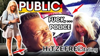 HITZEFREI.dating PUBLIC BOAT FUCK German TATJANA YOUNG Caught By POLICE
