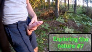 Exploring The Nature #7 – Walking With My Cock Out. Massive Cumshot In POV!