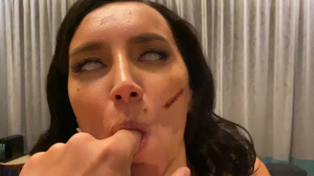 Amateur Zombie Slut Bride Sucked The Sperm To The Last Drop