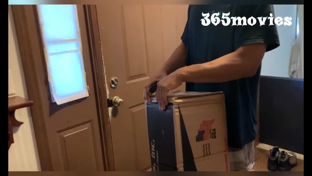 Package Delivery Driver Gets Lucky & Fucks Cops Wife (Married Cheating Blonde Cougar Milf Wants BBC)