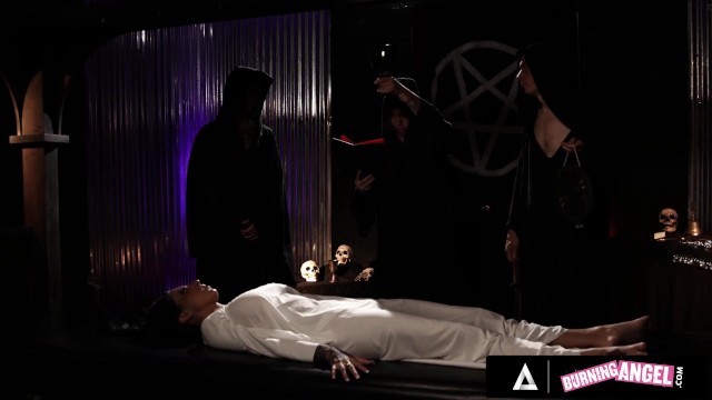 Possessed Slut Gets Gangbanged Hard During Exorcism At Halloween