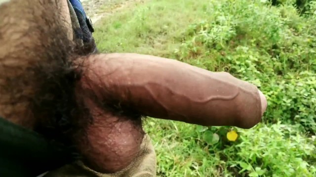 Indian Masturbation With Big Cock In Outdoor