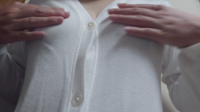 【個人撮影】素人OLがおっぱいを揺らしながら、乳首オナニーでイッちゃう/// Japanese Masturbation, Self-pleasure,Big Boobs.