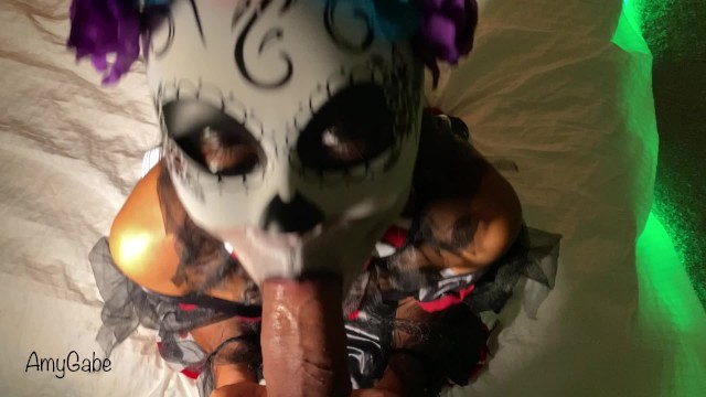 Anal Sex At A Friends Halloween Party Sexy Clown Gets A Facial – AmyGabe