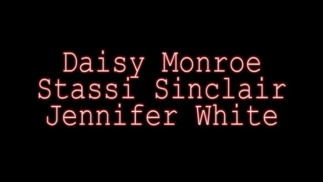 Lesbians Stassi Sinclair, Daisy Monroe And Jennifer White!