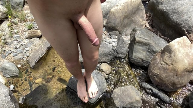 Socially Distancing My Naked Self By The River  HD 60FPS