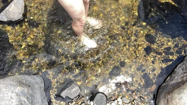 Socially Distancing My Naked Self By The River  HD 60FPS