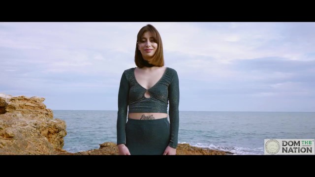 Italian Babe Silvia Soprano Worships Her Dominant’s Ass And Feet As They Walk Along The Sea