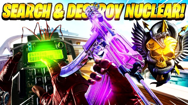 SEARCH & DESTROY NUCLEAR In BLACK OPS COLD WAR! (Cold War SnD Nuke)
