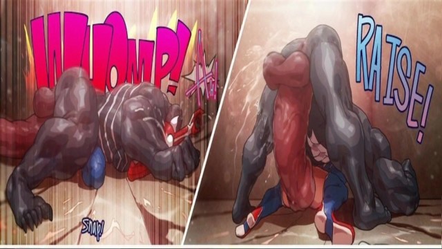 Spiderman Cum Inflation – Spiderman X Venom Belly Inflation Hentai