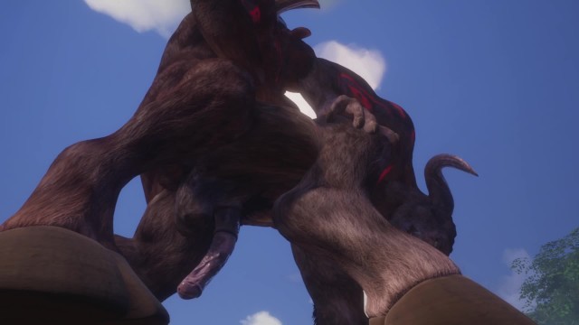 Minotaurs Fuck Each Other Hard (Anal Licking / Big Dick) Furry Porn  Wild Side Furries