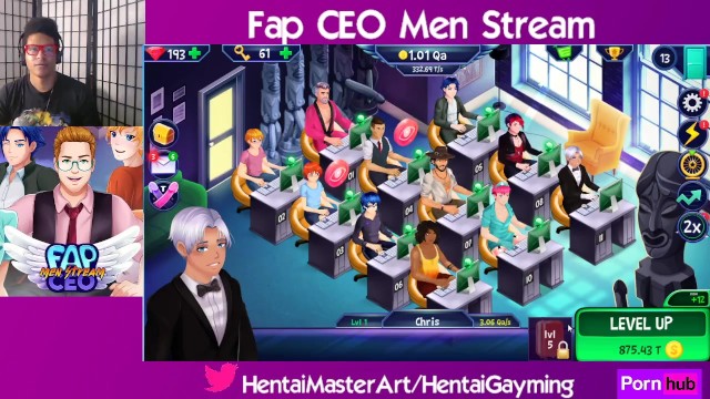 Backdoor Party! Fap CEO Men Stream #23 W/HentaiGayming
