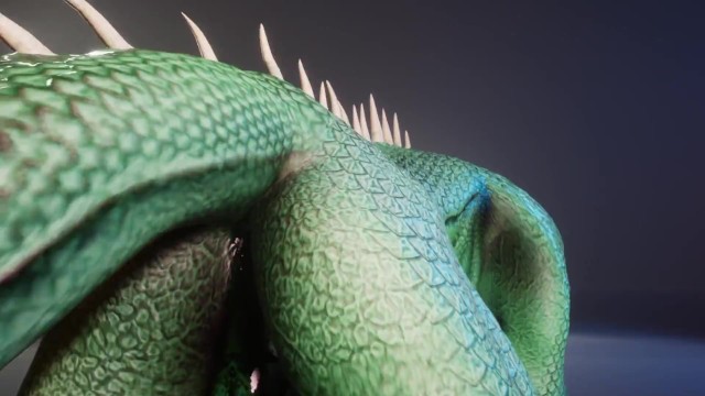 Scalie Reptile (Corbac) Orgasms Together With Guy (Gay Sex)  Wild Life Furry