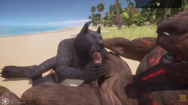 Wild Life / Gay Furry Werewolf With Huge Minotaur
