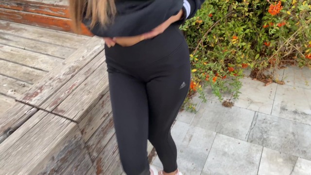 Public ASS Fuck With Stranger In Backyard Of The Hotel