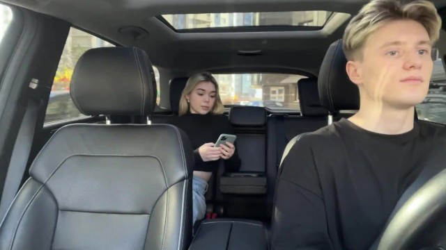 Paid For A Taxi With A Blowjob  In The Car  Outdoor