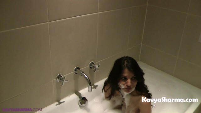 Horny Desi Indian Gujarati Aunty In Bath Tub Pressing Big Boobs Fingering Pussy – Full Hindi