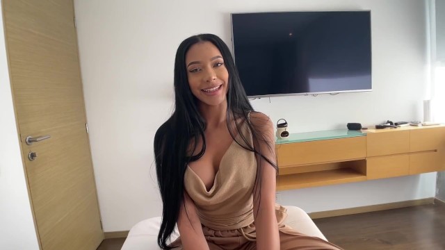 First Casting With Beautiful Latina Teen – POV Sex