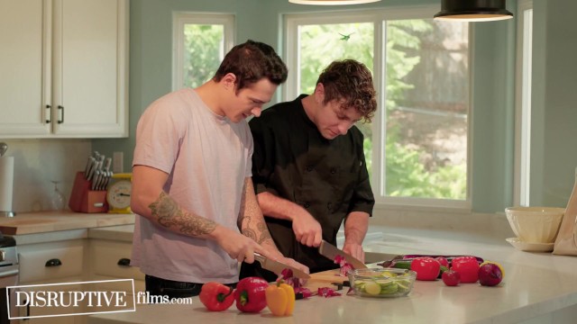 College Jock’s Cooking Lesson Turns Into Passionate First Gay Fuck – DisruptiveFilms