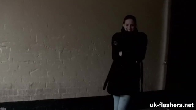 British Girl Goes Around Town Pissing And Flashing Everybody