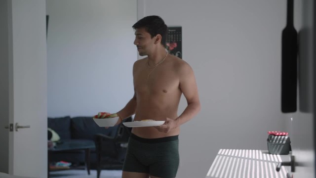 Busty Teen Eats Cum For Breakfast