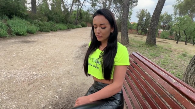 Zuzu Sweet Fuck Athlete In Public For Her Onlyfans Casting Facial