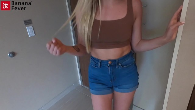 BananaFever Certified 19 Years Old Hot Blonde Loves Money And Sex